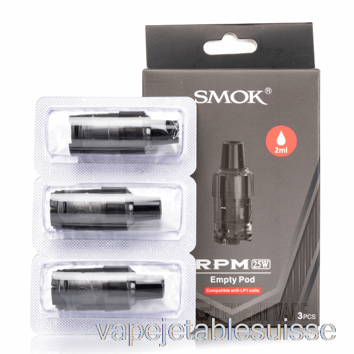 Vape Suisse Smok Rpm 25 Dosettes De Remplacement Dosettes Rechargeables De 2 Ml